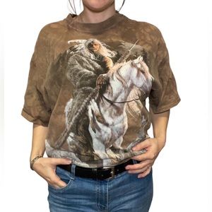 The Mountain - horse and wolf graphic tee